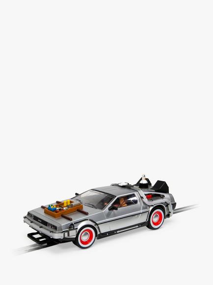 Scalextric Back To The Future 3 Delorean Time Machine - view 2, Grey