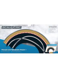 Scalextric Track Racing Curve Extension Pack 1, Multi