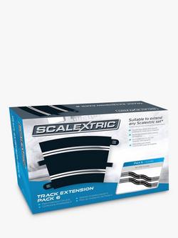 Scalextric Track Racing Curve Extension Pack 6, Multi