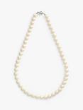 Eclectica Pre-Loved Single Row Faux Pearl Necklace