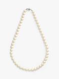 Eclectica Pre-Loved Single Row Faux Pearl Necklace