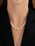 Eclectica Pre-Loved Single Row Faux Pearl Necklace