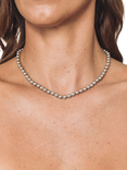 Eclectica Pre-Loved Monet Single Row Faux Pearl Necklace, Dated Circa 1980s
