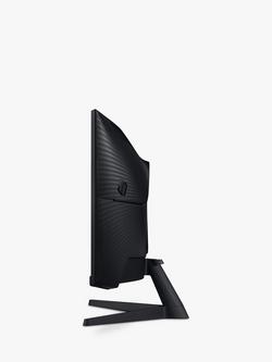Samsung Odyssey G5 LC34G55TWWPXXU Ultra Wide Quad HD Curved Gaming Monitor, 34”, Black - view 2, Black