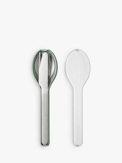 Mepal Stainless Steel Portable Cutlery Set & Case - view 2, Nordic Sage