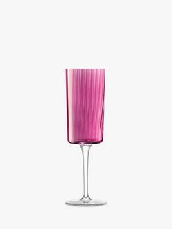 LSA International Gems Champagne Glass Flute, Set of 4, 210ml - view 2, Garnet