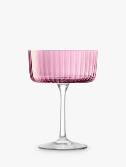 LSA International Gems Cocktail Glass Saucers, Set of 4, 230ml - view 2, Garnet