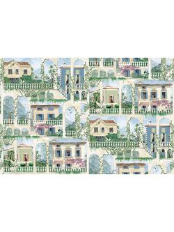 Osborne & Little Villa Como Furnishing Fabric, Azure