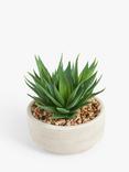 John Lewis Artificial Large Succulent & Concrete Pot