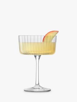 LSA International Gio Line Cocktail Glass Saucer, Set of 4, 230ml, Clear - view 2, Clear