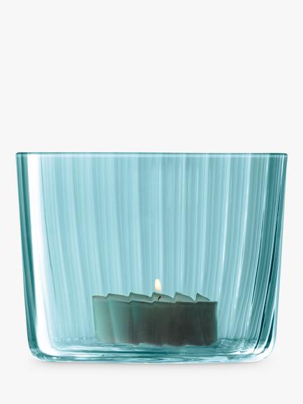 LSA International Gems Tealight Holders, Set of 4 - view 2, Sapphire