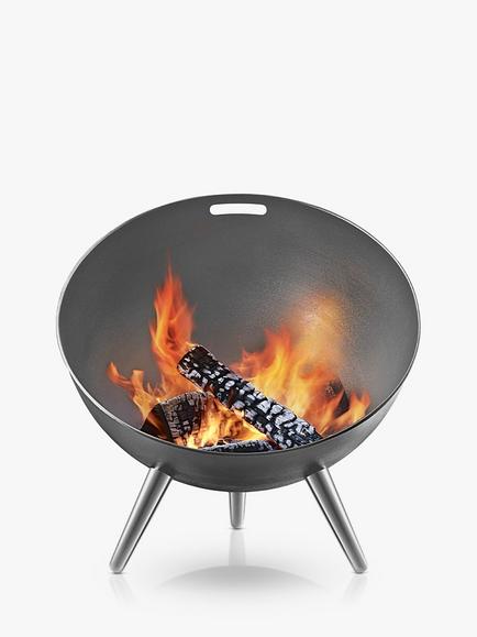 Eva Solo Fire Globe Enamelled Steel Firepit, Metallic