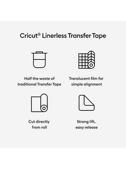 Cricut Linerless Transfer Tape, Clear, L22.8m - view 2, Transparent