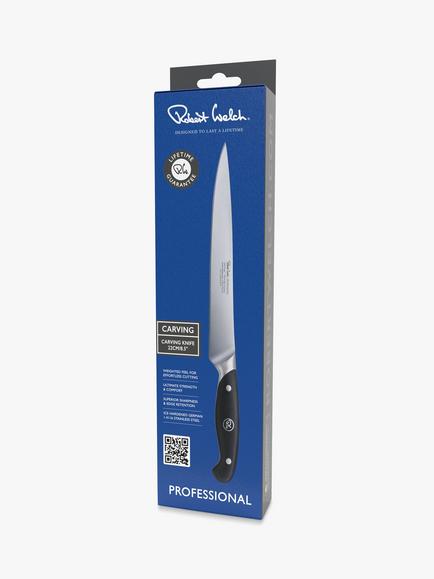 Robert Welch Professional Stainless Steel Carving Knife, 22cm - view 2, Steel