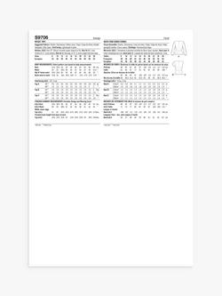 Simplicity Front Knot Top Paper Pattern, SS9706 - view 2, Multi