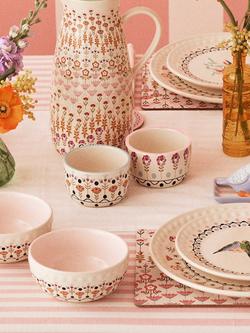 Cath Kidston Painted Table Stoneware Cereal Bowl, 13cm, Multi - view 2, Multi