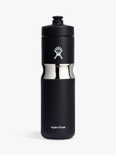 Hydro Flask Vacuum Insulated Stainless Steel Wide Mouth Sport Bottle, 565ml, Black