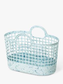 Like-it Recycled Ocean Plastic Basket, Small, Blue, Ocean Blue