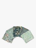 Morris & Co. Fat Quarter Fabrics, Pack of 5, Cool Tones