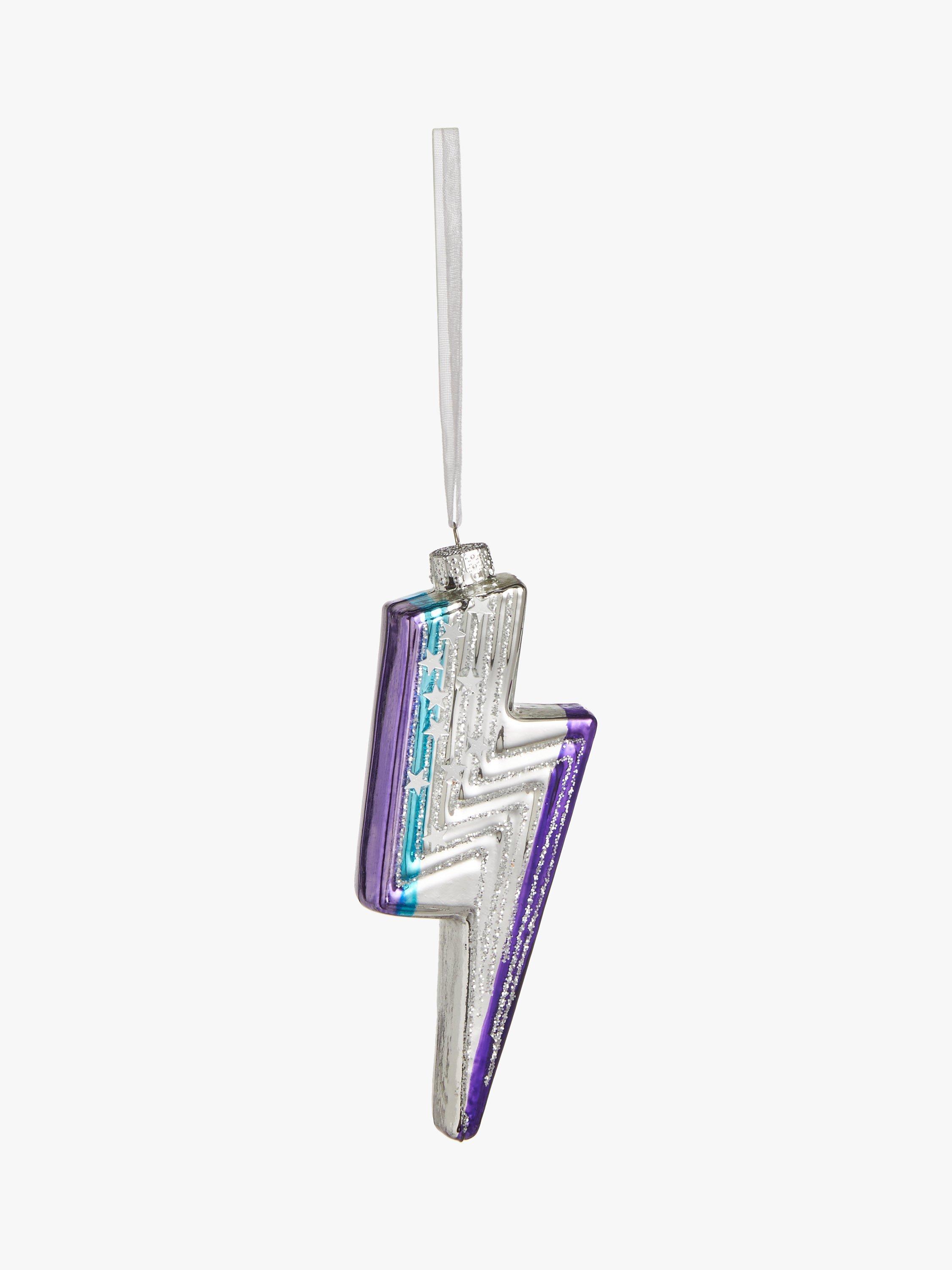 John Lewis Beyond Christmas Lightning Bolt Bauble