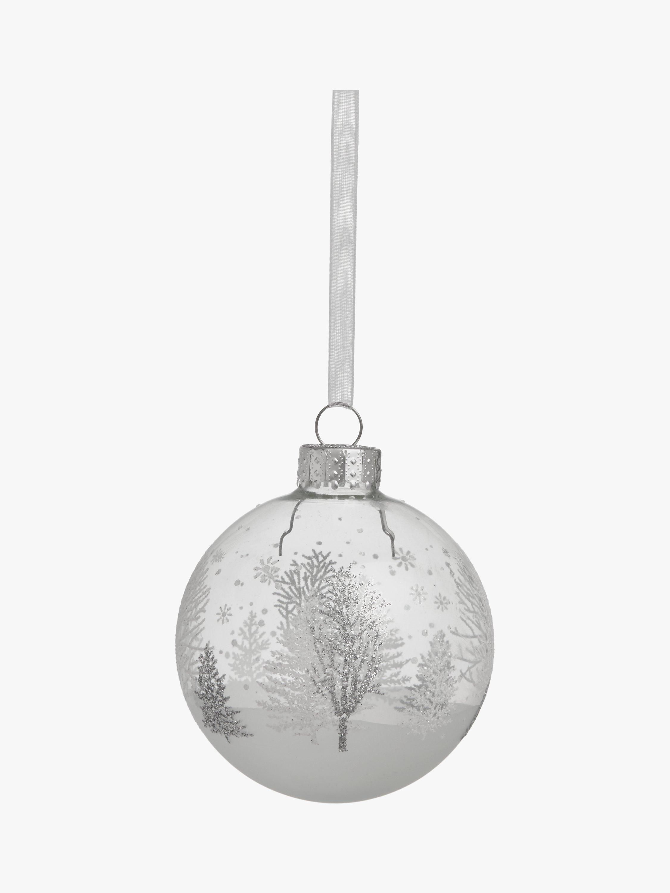 John Lewis Winter Fairytale Winter Trees Bauble