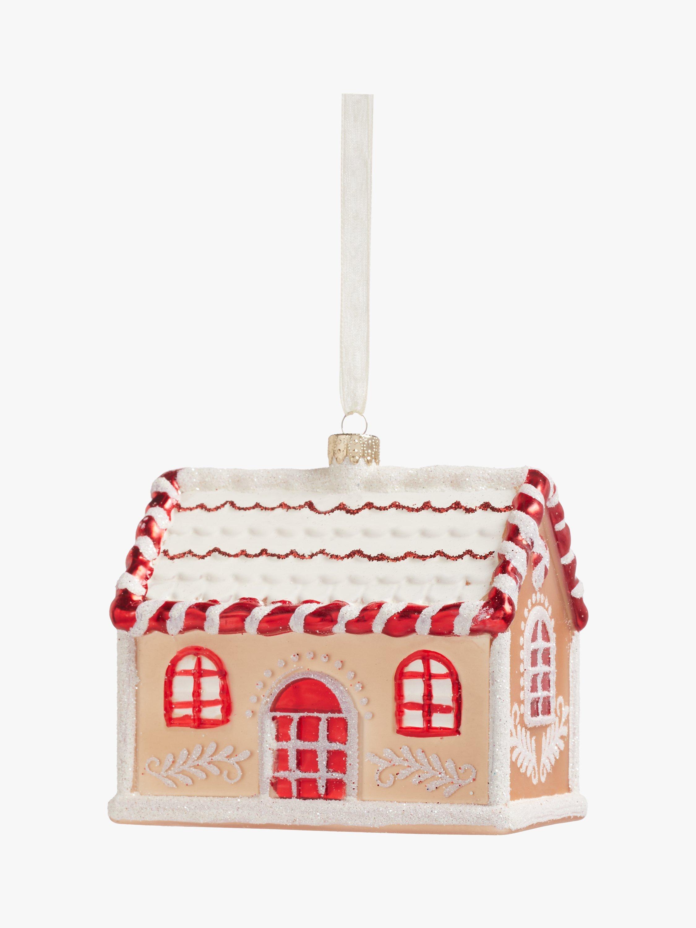 John Lewis Christmas Cottage Gingerbread House Bauble