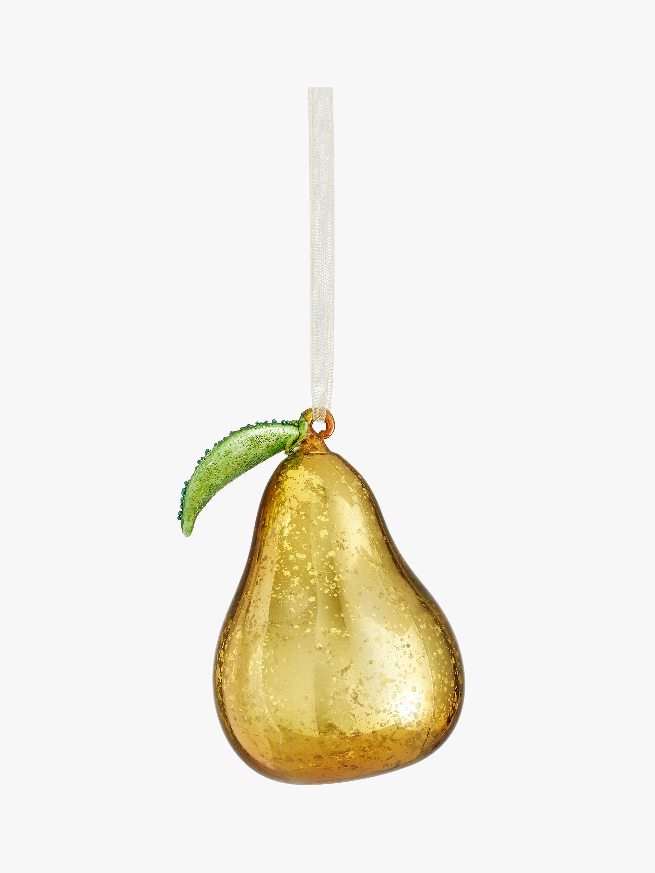 John Lewis Royal Fairytale Antiqued Pear Bauble