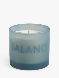 John Lewis Sentiments Balance Scented Candle, 115g, Blue