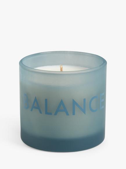 John Lewis Sentiments Balance Scented Candle, 115g, Blue