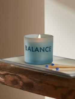 John Lewis Sentiments Balance Scented Candle, 115g - view 2, Blue