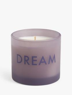 John Lewis Sentiments Dream Scented Candle, 115g, Lilac