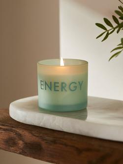 John Lewis Sentiments Energy Scentend Candle, 115g - view 2, Green
