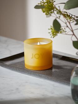 John Lewis Sentiments Joy Scented Candle, 115g - view 2, Yellow