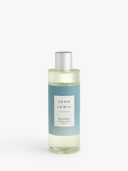 John Lewis Sentiments Balance Diffuser Refill, 250ml, Clear