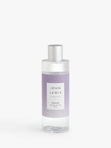 John Lewis Sentiments Dream Diffuser Refill, 250ml, Clear