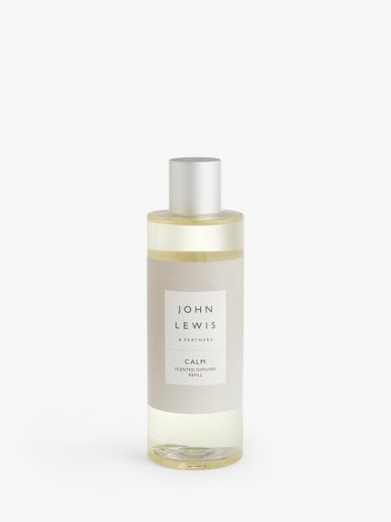 John Lewis Sentiments Calm Diffuser Refill, 250ml, Clear