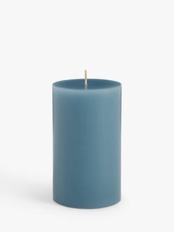 John Lewis Sentiments Balance Pillar Scented Candle, 507g - view 2, Blue