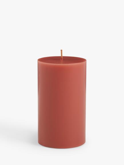 John Lewis Sentiments Love Pillar Scented Candle, 507g - view 2, Red