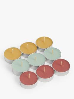 John Lewis Sentiments Joy, Energy & Love Scented Tealights, Pack of 9 - view 2, Multi