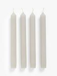 John Lewis Sentiments Calm Unscented Dinner Candles, Pack of 4