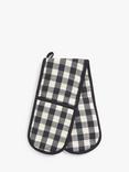 John Lewis Gingham Double Oven Glove