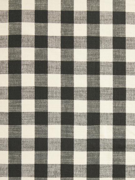 John Lewis Gingham Cotton Tea Towel - view 2, Black