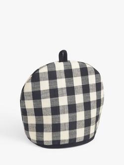 John Lewis Gingham Tea Cosy, Black, Black