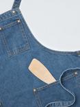 John Lewis Denim Apron, Blue