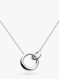 Kit Heath Bevel Cirque Link Chain Necklace, Silver