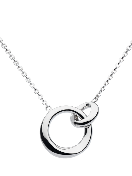 Kit Heath Bevel Cirque Link Chain Necklace, Silver