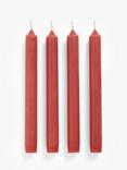 John Lewis Sentiments Love Unscented Dinner Candles, Pack of 4