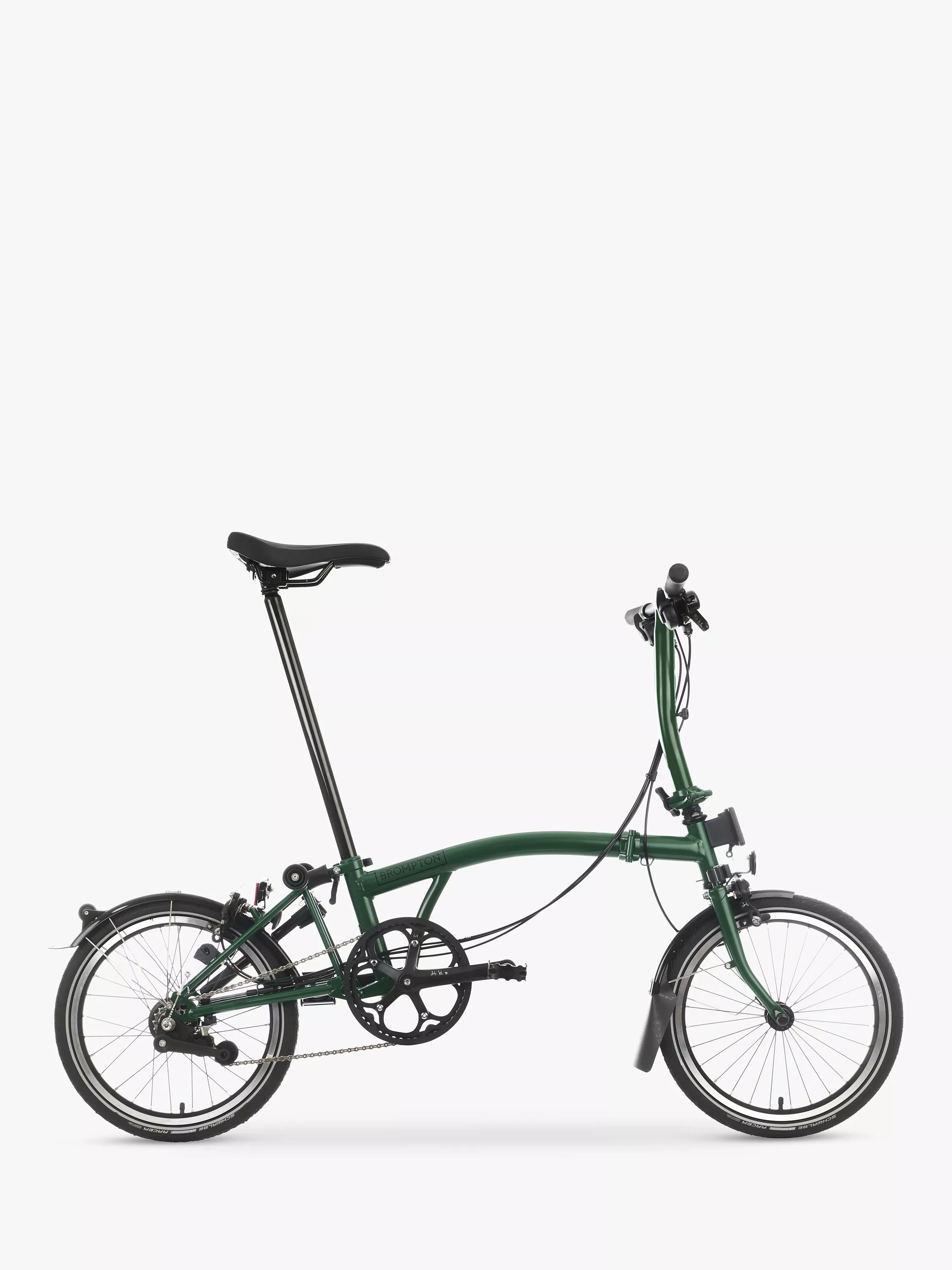 Brompton m6r folding bike racing green cheap