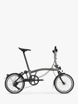 Brompton P Line Urban Low Handlebar Folding Bike, Storm Grey