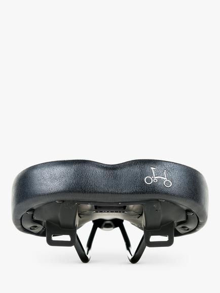 Brompton Wide Comfort Saddle Bike Seat, Black - view 2, Black